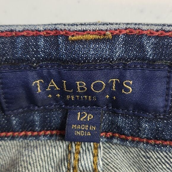 Talbots Denim Jeans Size 12 Petite - Picture 2 of 8